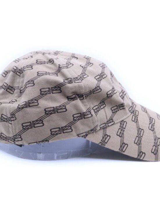 Balenciaga BB Monogram Logo 6 Panel Cap Bbmonogram Beige main image 6